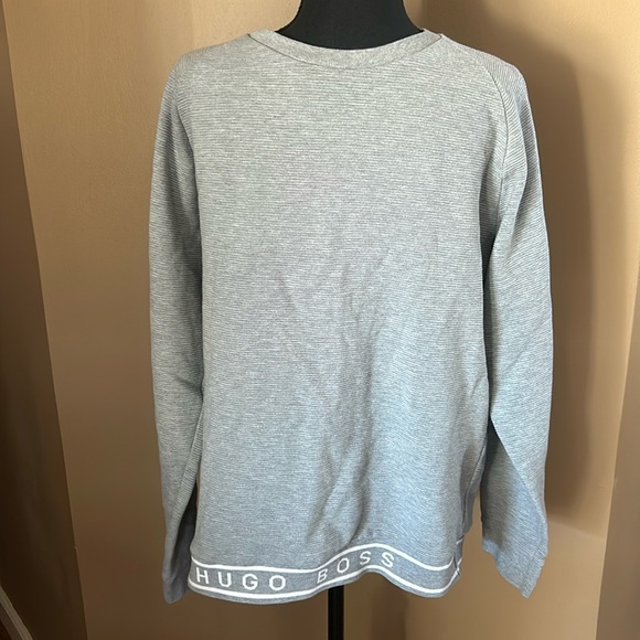 Hugo Boss Other - BOSS Hugo Boss bodywear waffle texture logo waistband crew neck sweater Sz XL